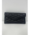 Cartera tapeta acolchada grande black