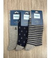 Pack D de 3 calcetines anclas