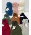 Gorro pom pom lana