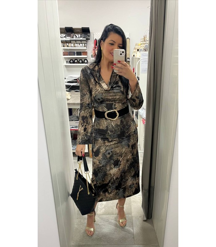 Vestido Violeta negro