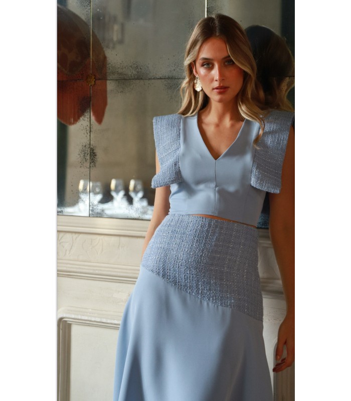 Conjunto Tesa celeste chanel