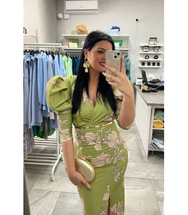 Cinturón fino dorado