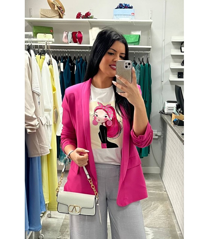 Blazer fuxia