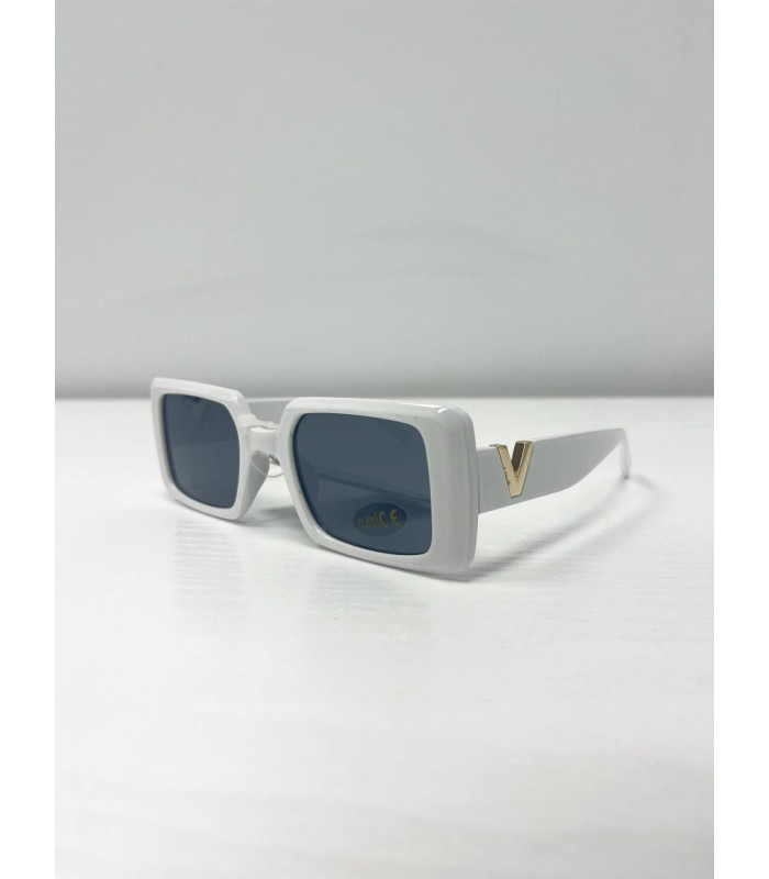 Gafas V blanco