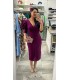Vestido Nisea berenjena