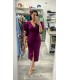 Vestido Nisea berenjena