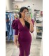 Vestido Nisea berenjena