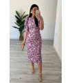Conjunto Flower malva