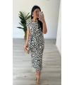 Vestido lisa verde