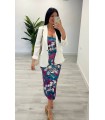 Chaqueta de lino blanca