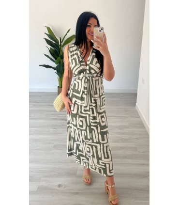 Vestido licra étnico