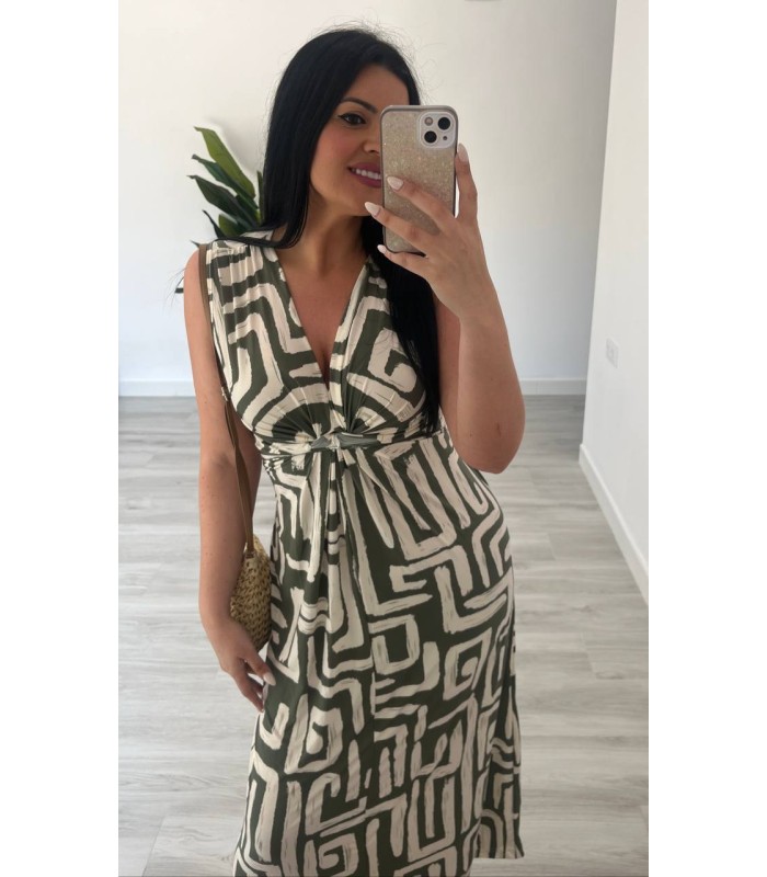 Vestido licra étnico