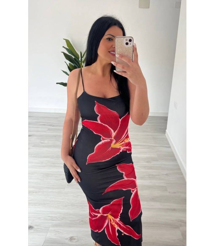Vestido Tropical negro