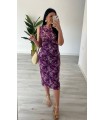 Vestido Tifany buganvilla