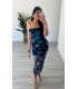 Vestido Florida azulina