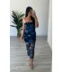 Vestido Florida azulina