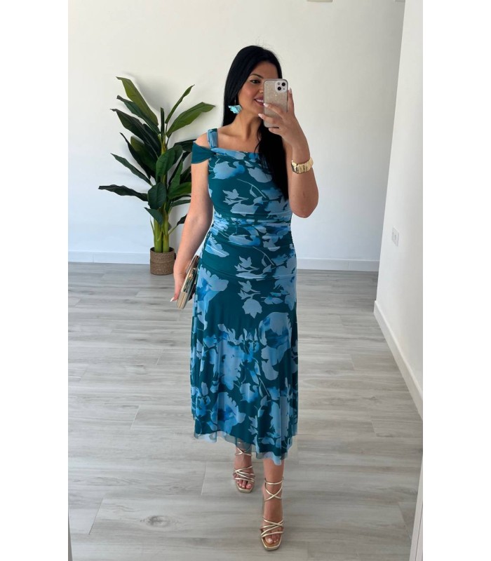 Vestido Saphira azul