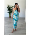 Vestido Flor Neds azul