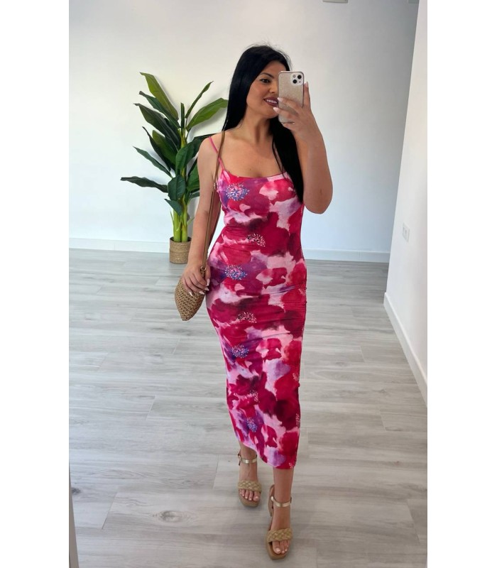 Vestido Flor Neds rosa