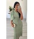Vestido Tiger verde