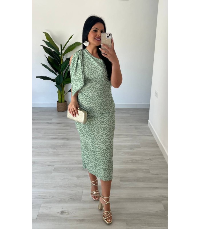 Vestido Tiger verde