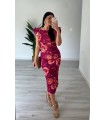 Vestido Jerez buganvilla