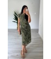 Vestido Nizara verde oscuro