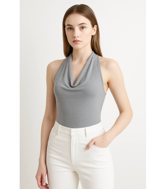 Body Zara agarrado al cuello de licra