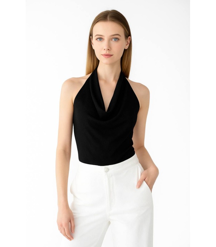 Body Zara agarrado al cuello de licra