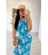 Vestido midi Tropical