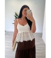 Blusa crochet
