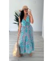 Vestido Los Caños turquesa