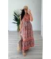 Vestido Los Caños coral