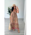 Vestido Los Caños naranja