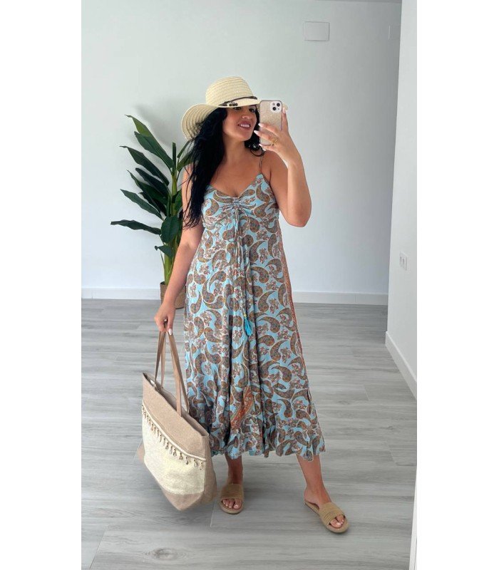 Vestido Tarifa celeste