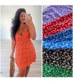 Vestido corto Flower