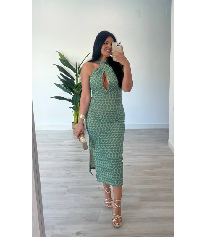 Vestido Chilen verde