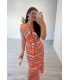 Vestido Aten naranja