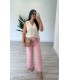Pantalón lazo lino