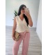 Pantalón lazo lino