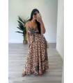 Vestido Rota crudo