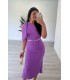 Vestido Tiger liso malva