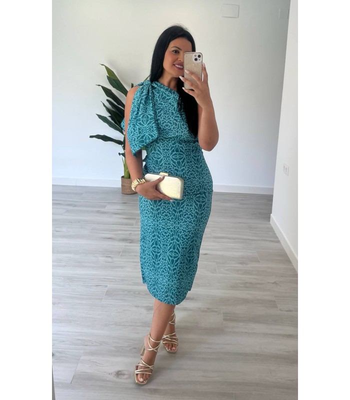 Vestido Tiger azul