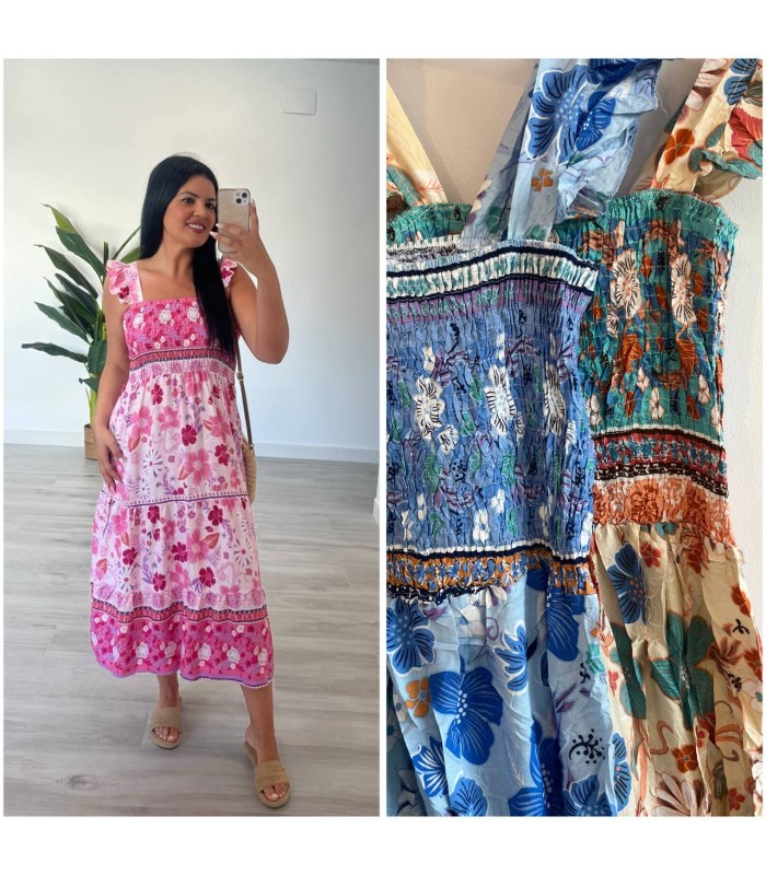 Vestido Steff flores