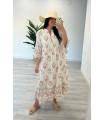 Vestido camisero Conil crudo