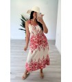 Vestido Violeta rojo