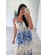 Vestido Violeta azul