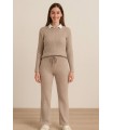 Conjunto de punto trenzado camel