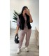 Camisa vichy burdeos