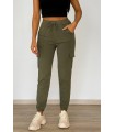 Pantalón jogger estilo cargo verde